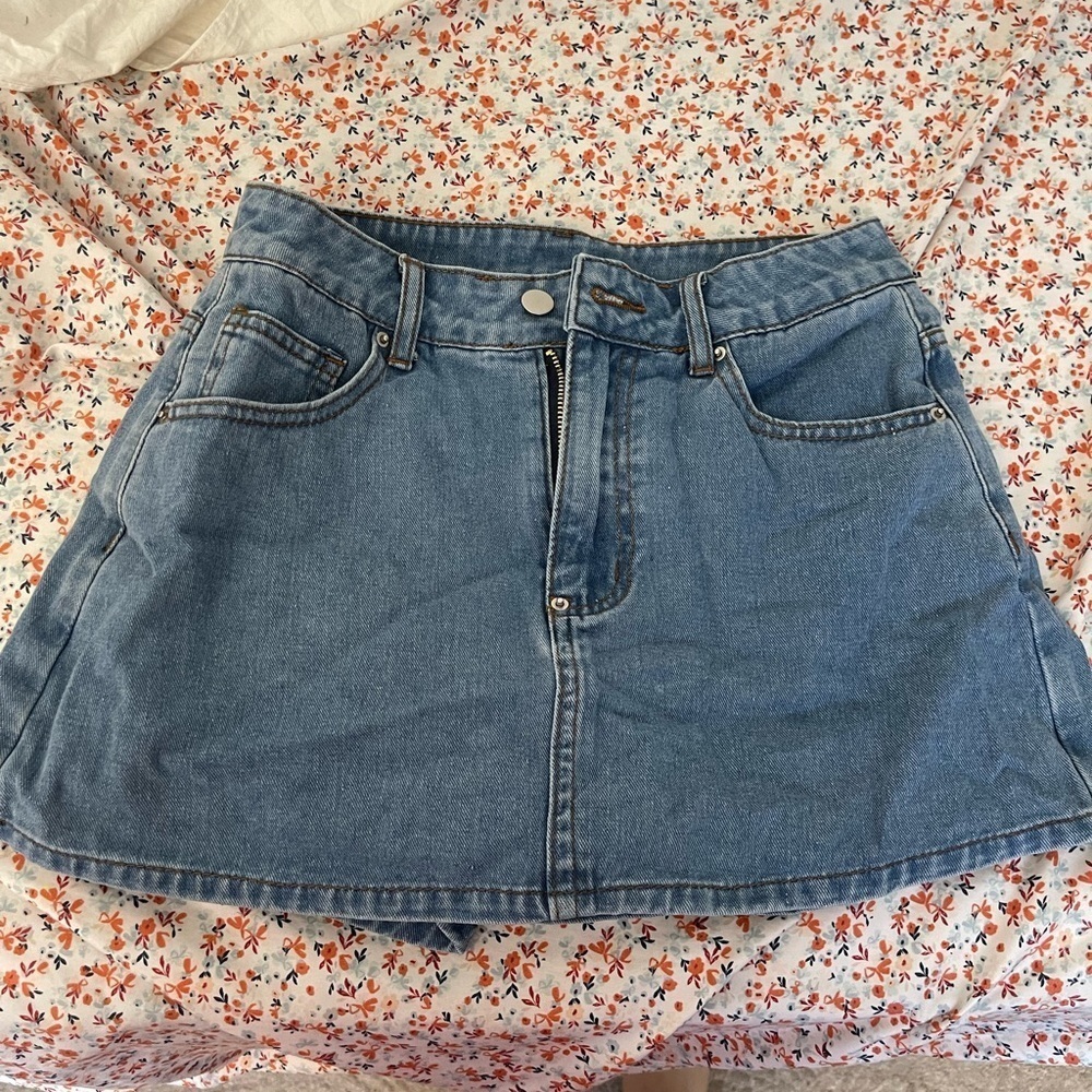 Denim Blue Women's Skort